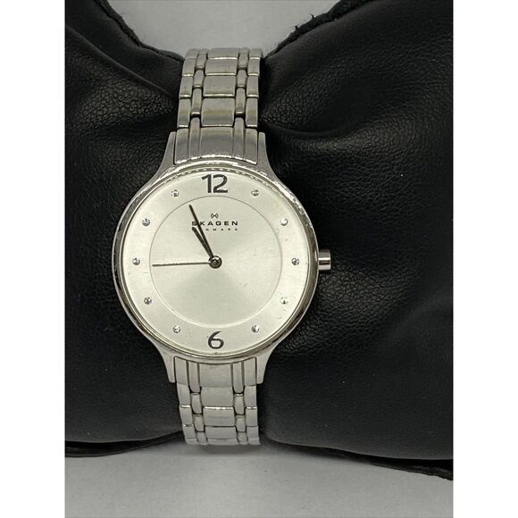 Skagen SKW2254 Womens Silver Stainless Steel Analog Dial Quartz Wrist Watch JK44 main image 7